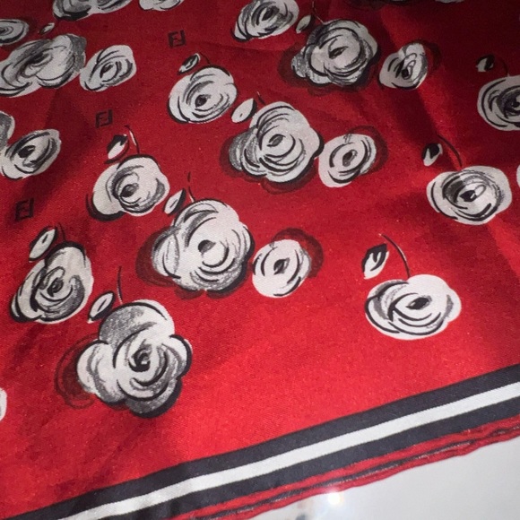 FENDI Silk Scarf approximately 34”x 34” - Picture 7 of 11